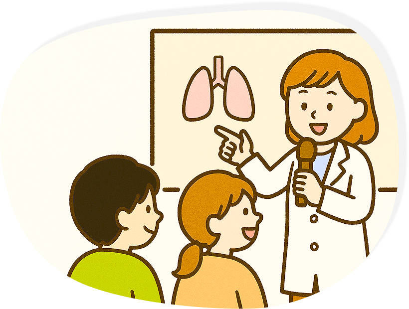 醫生跟人講解圖片